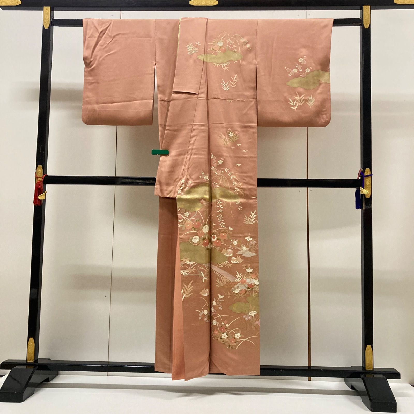 付下げ 訪問着 オシドリ 金彩 紋無し正絹 MO-685 - メルカリ