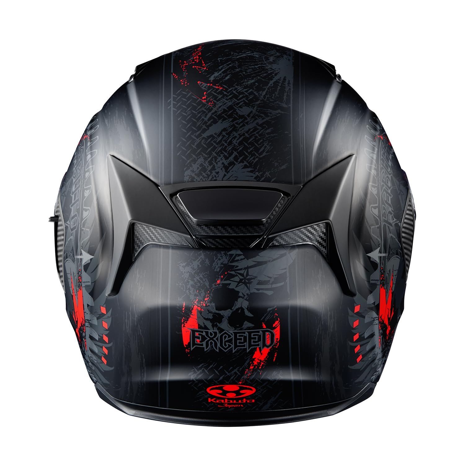 Kabuto EXEED SPARKジェットヘルメット Lブラック/レッド Kabuto EXEED SPARKジェットヘルメット Lブラック/レッド