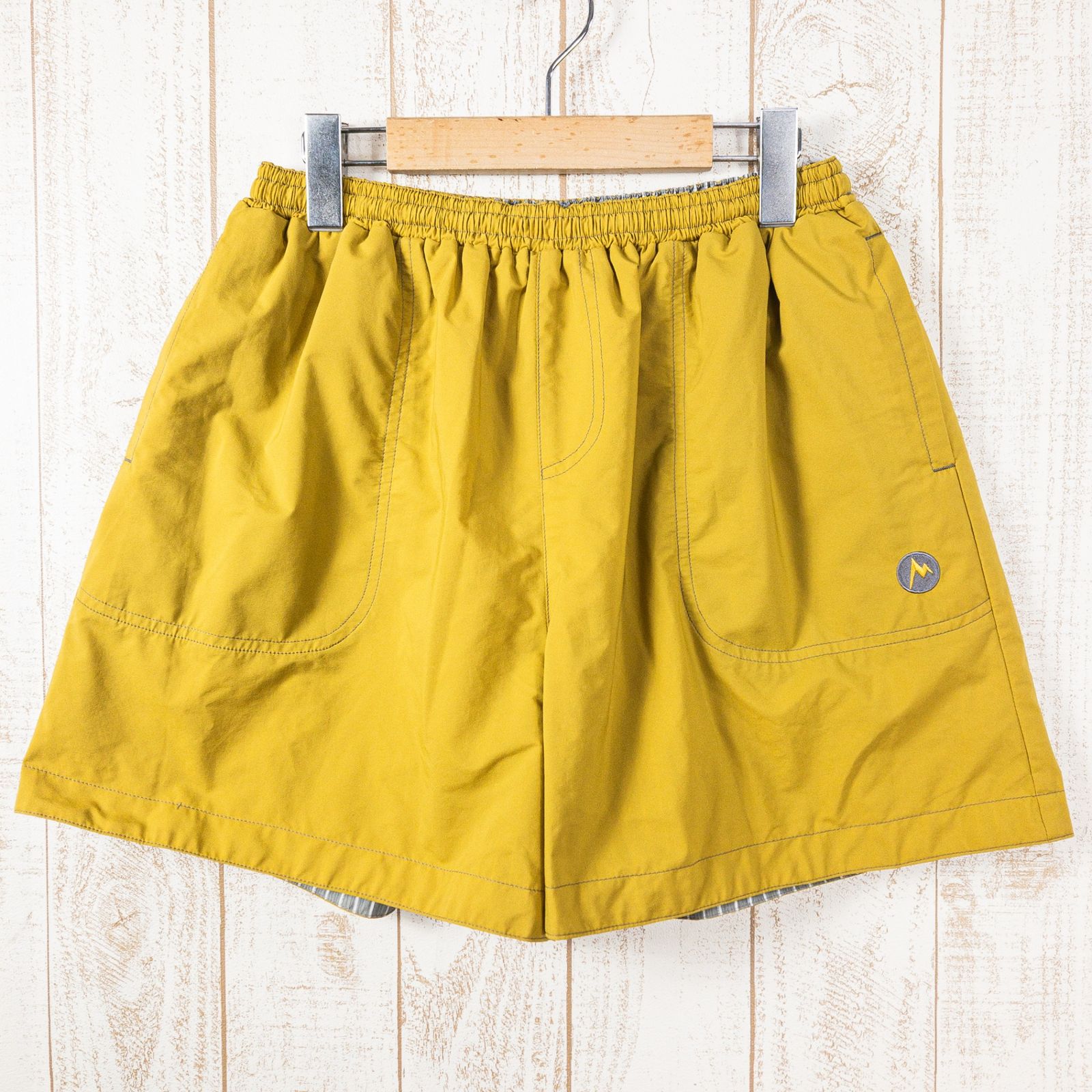 Women s L イエロー系 Marmot マーモット スローマウンテン リバーシブル ショートパンツ SLOW MOUNTAIN RIVERSIBLE SHORT PANT ナイロン ウェア ボトムス ショーツ ショートパンツ ウ
