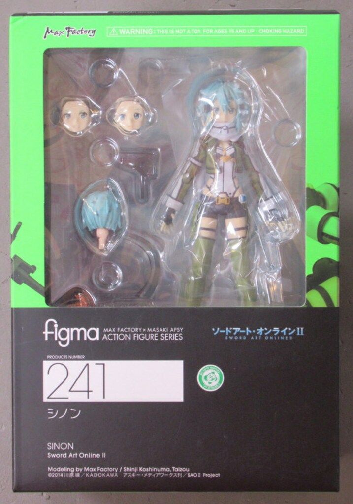 Max Factory - figmaシノン　241ソードアートオンライン2  未開封 未開封 figma ソードアート・オンラインII シノン（中古】開封
