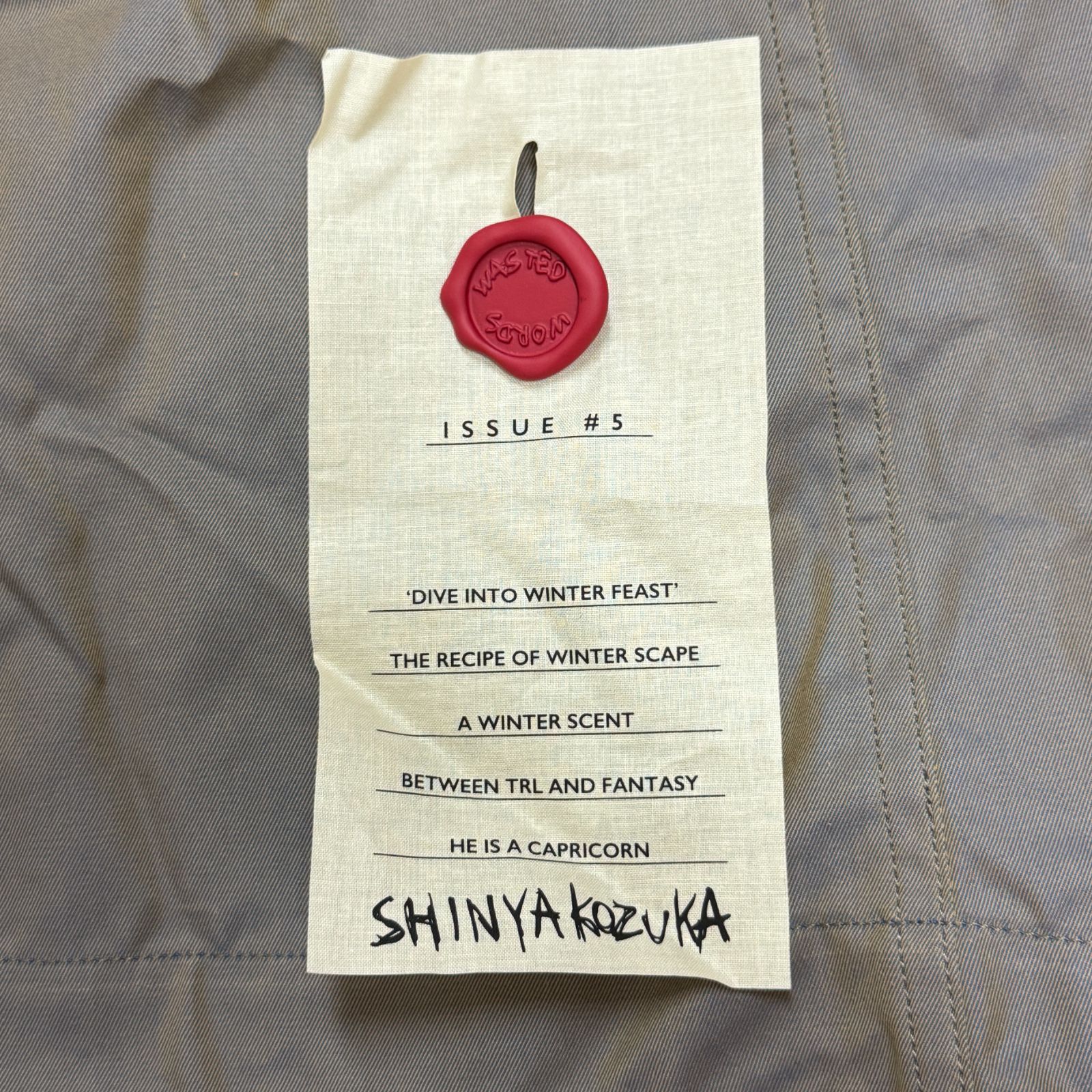 参考上代99000円 未使用品 SHINYAKOZUKA 24AW MOD'S WITH NO