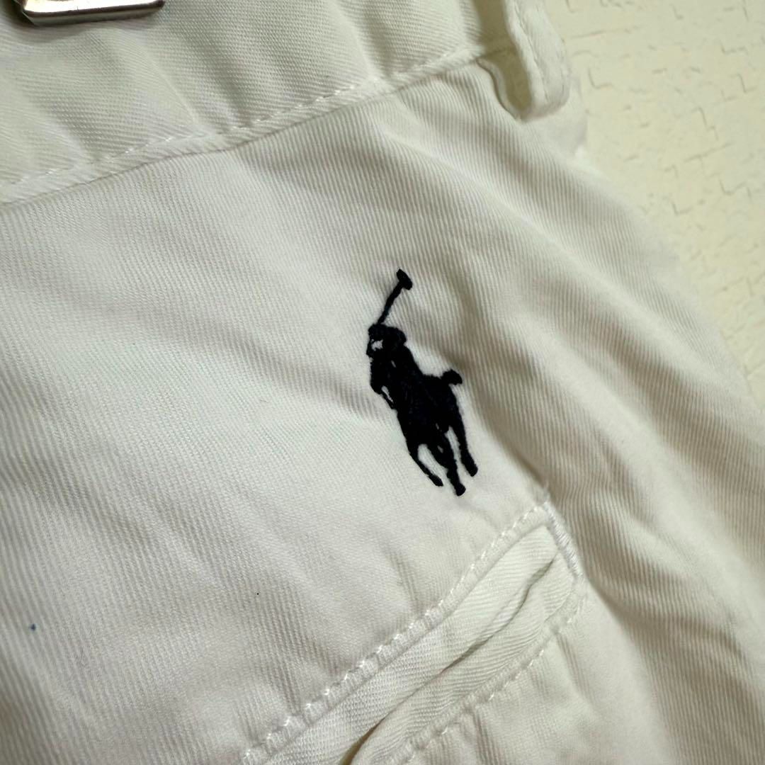 POLO Ralph Lauren ポロラルフローレン チノパン コットン白 POLO Ralph Lauren ポロラルフローレン チノパン コットン白