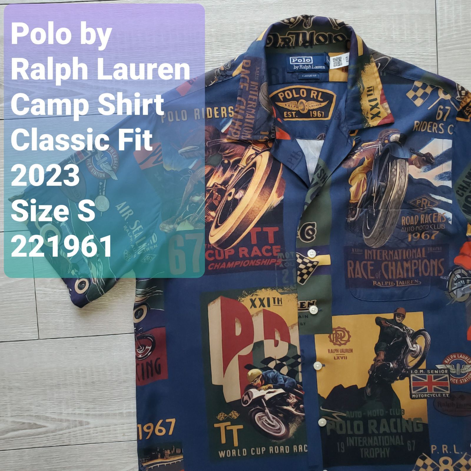 Polo by Ralph Lauren ラルフローレン□美品 2023年 Classic Fit Print 