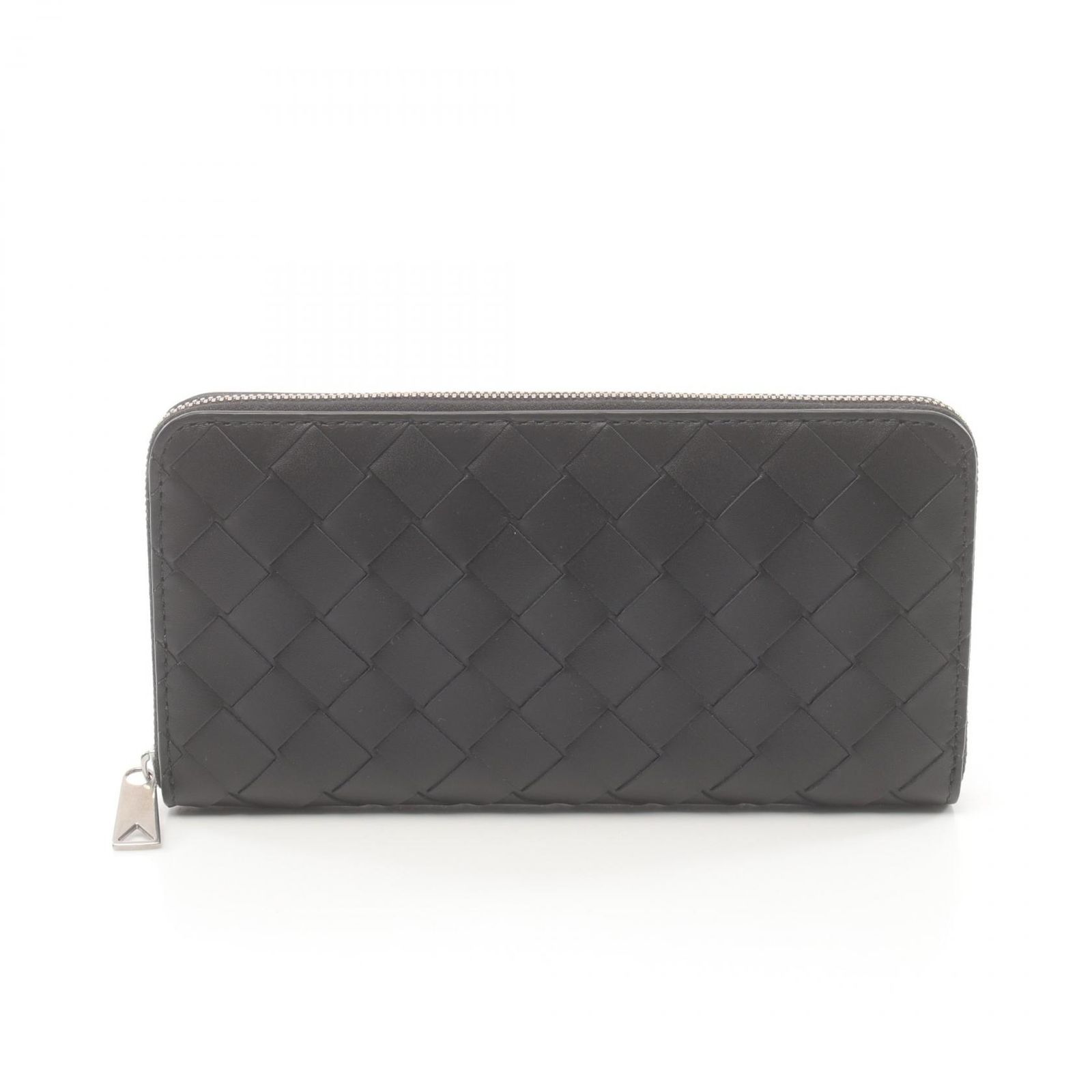ボッテガヴェネタ BOTTEGA VENETA ラウンド長財布 イントレチャート 749427VCPQ48803 ブラック レザー ラウンド長財布 メンズ