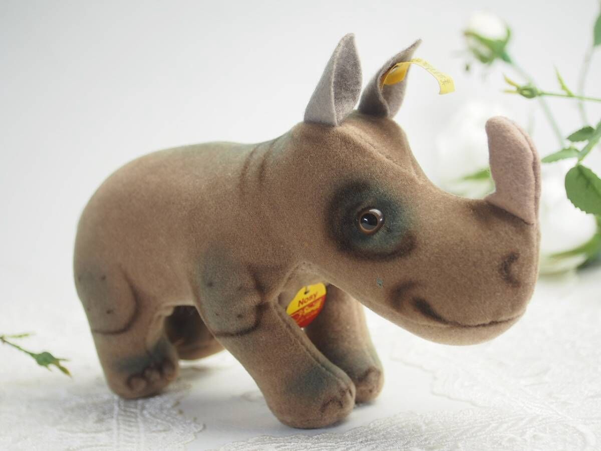 シュタイフ★Rhinoceros Nosy★(最小)サイのノージー/ライノセロス Steiff - シュタイフ☆Rhinoceros Nosy☆(最小)サイのノージー