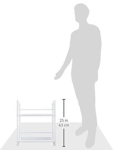 【全品送料無料】 新着商品 棚 机下ワゴン シロ キャスター付きラック デスク下収納 デスクターナ ND-001 2段 ナカバヤシ お手頃価格