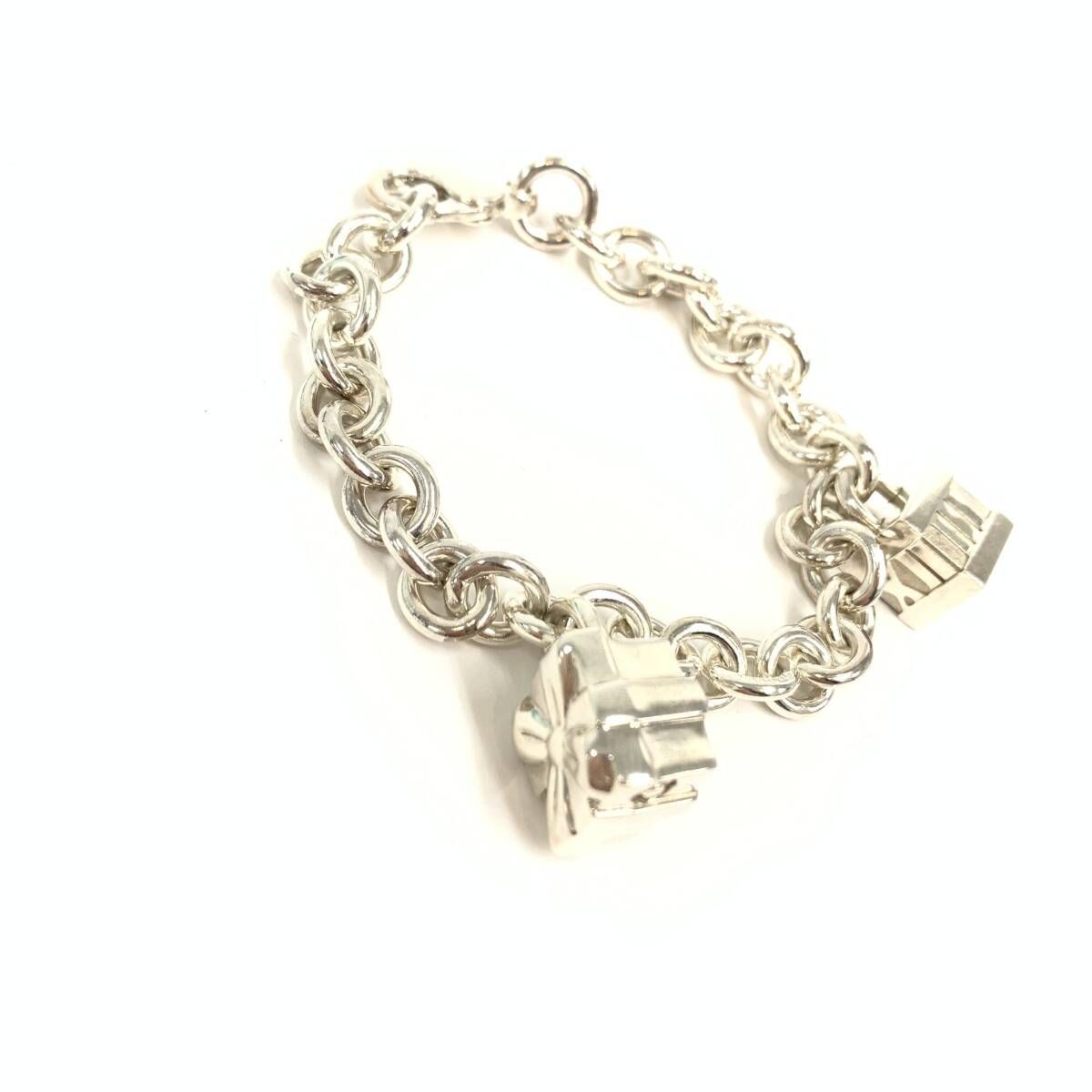 Tiffany&Co. アトラスキューブブレスレット ティファニー アトラスキューブ ブレスレット 925 34.1g