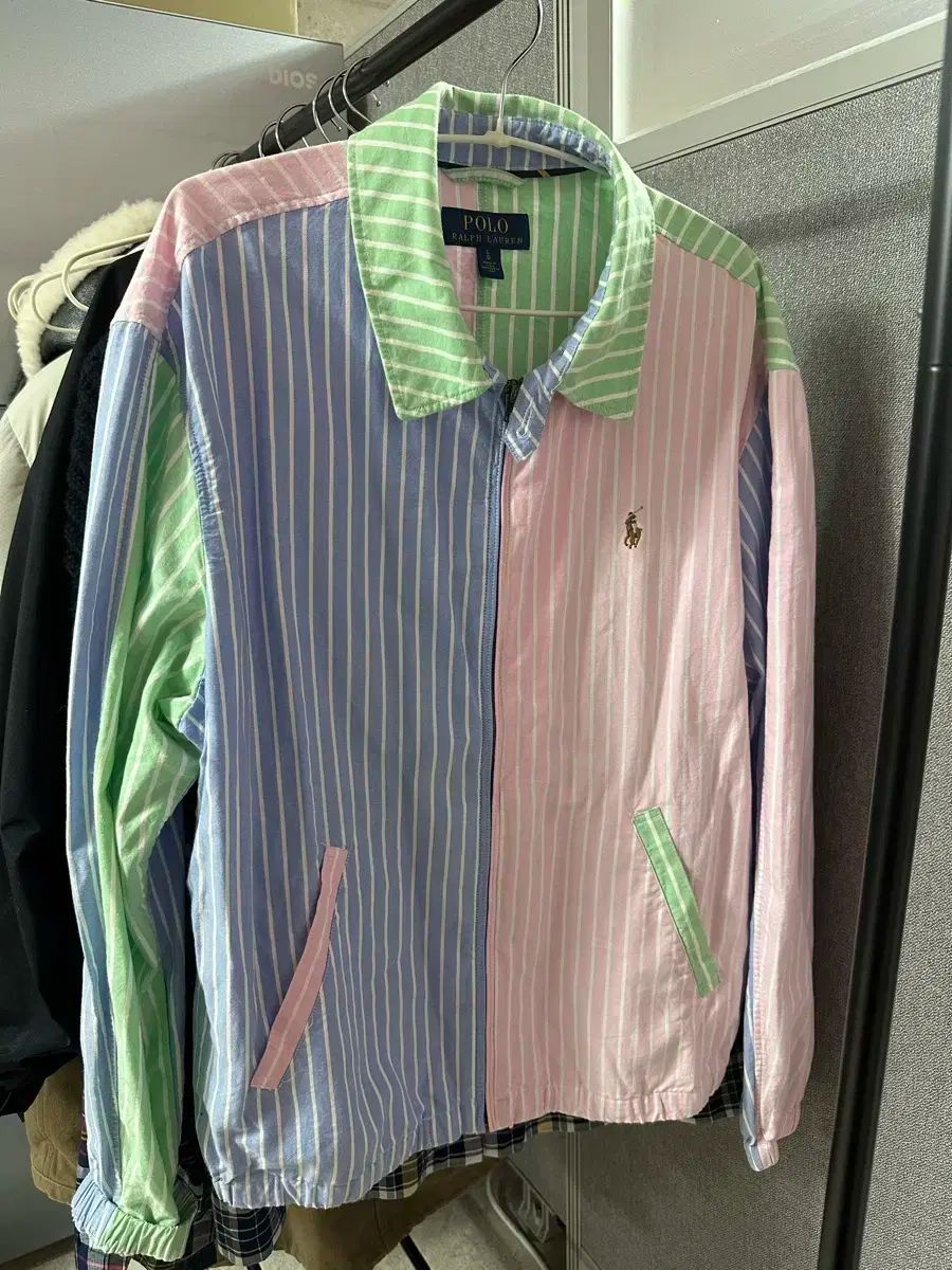 ポロ Ralph Lauren(ラルフローレン) ストライプ ブルゾン ジャケット