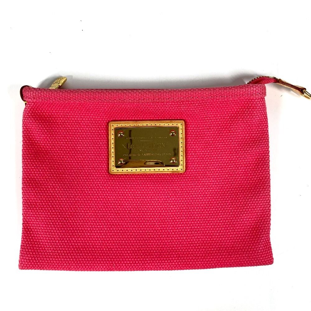 LOUIS VUITTON ルイヴィトン ポーチ ポシェットフラットPM ポシェットフラット PM M40068 キャンバス ピンク