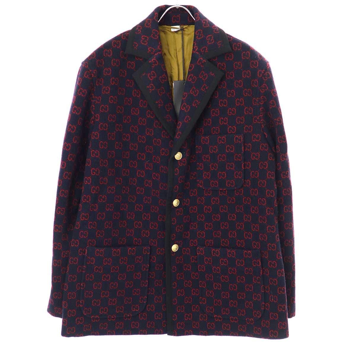 GUCCI 美品 チェスターコート GUCCI グッチ チェスターコート 黒 44R - メルカリ
