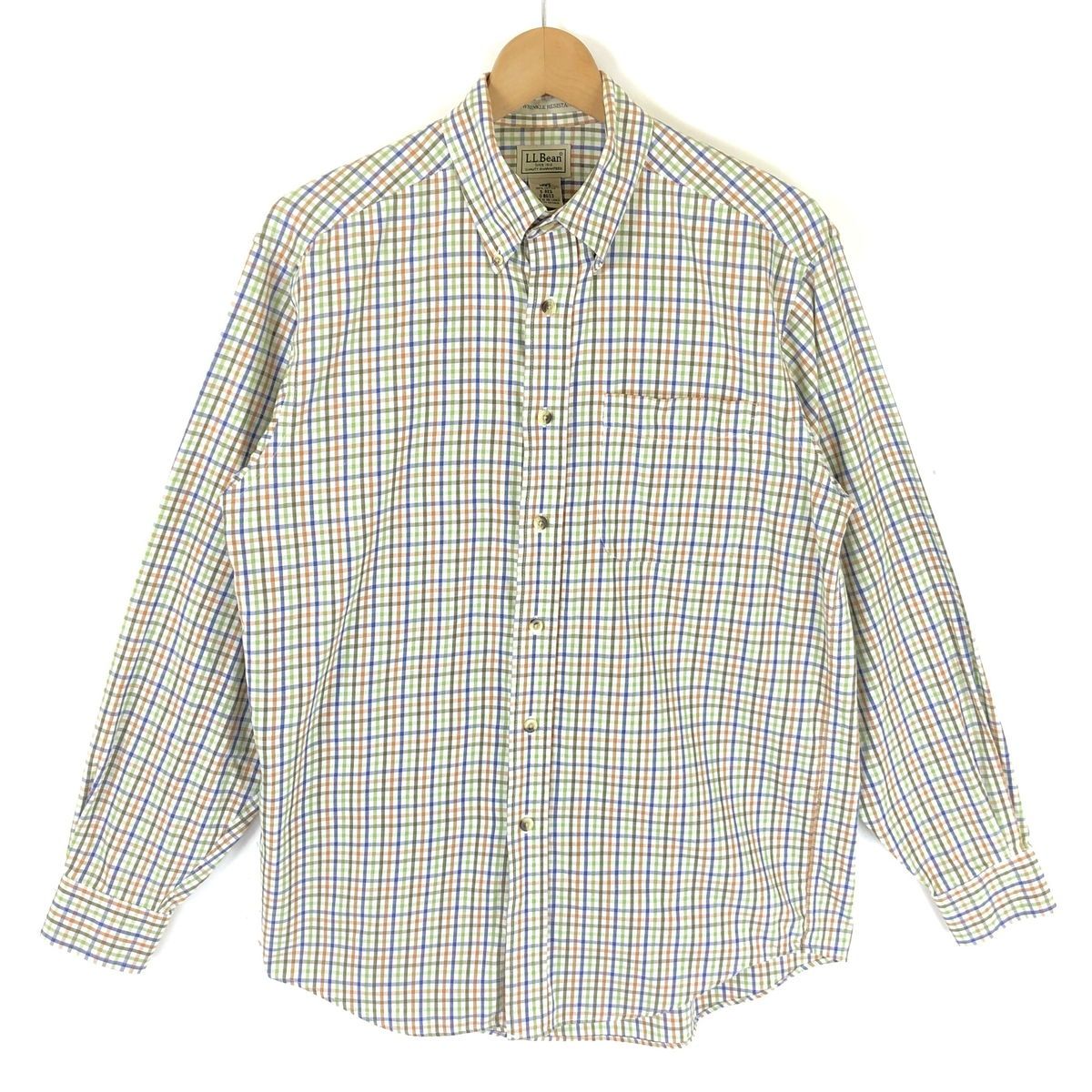 【古着】 L.L.Bean エルエルビーン シャツ チェック 長袖 マルチカラー メンズM 【中古】 n039143