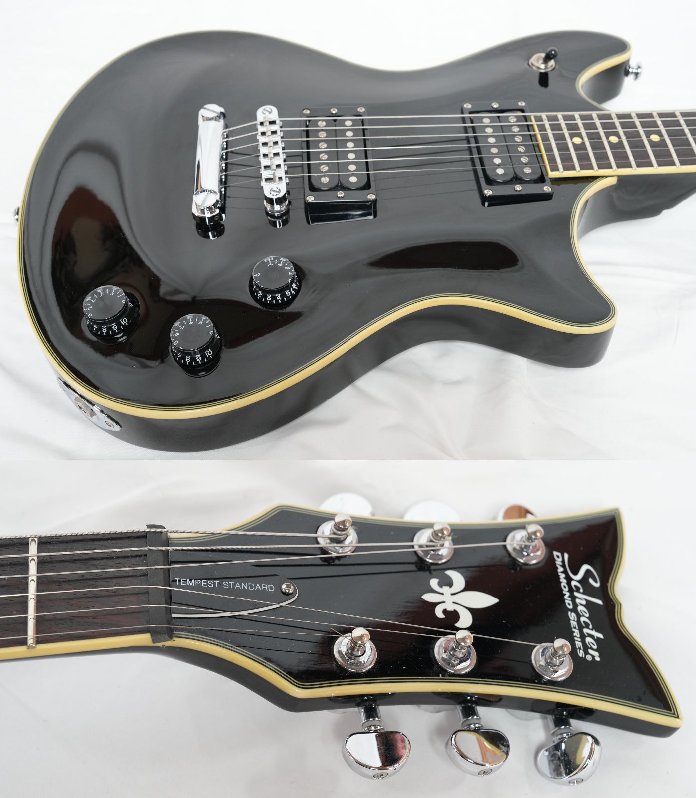 ☆SCHECTER Diamond Series TEMPEST Standard BLACK Dimarzio搭載