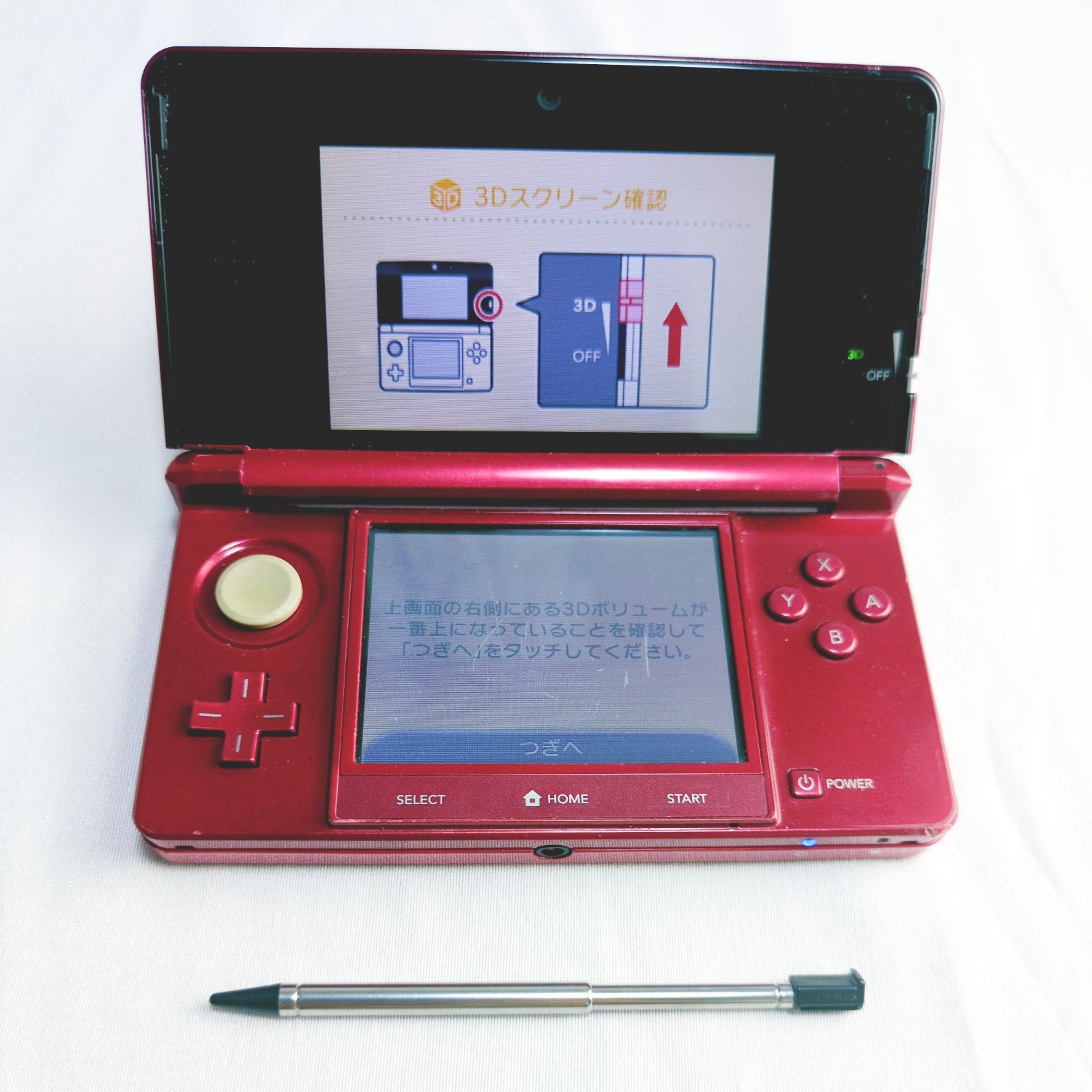 液晶焼けほぼ無し タッチスクリーン傷あり