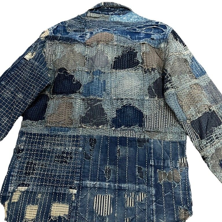 ヴィンテージKAPITAL KOUNTRY BOROユーズド加工シャツジャケット ヴィンテージKAPITAL KOUNTRY BOROユーズド加工シャツジャケット