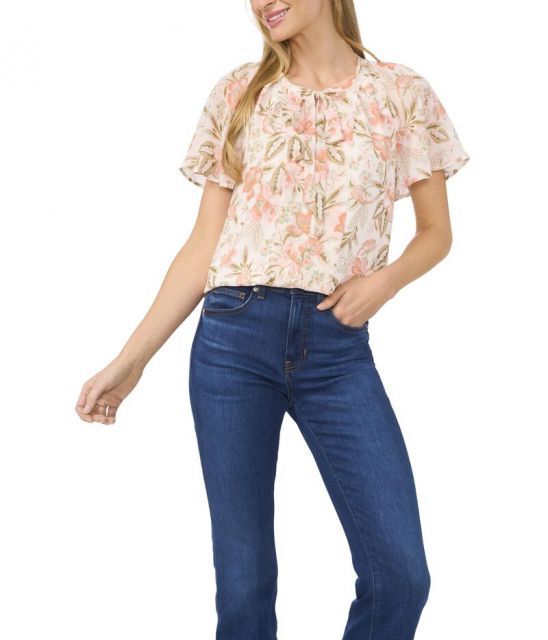 送料無料】 セセ レディース シャツ トップス Raglan Flutter