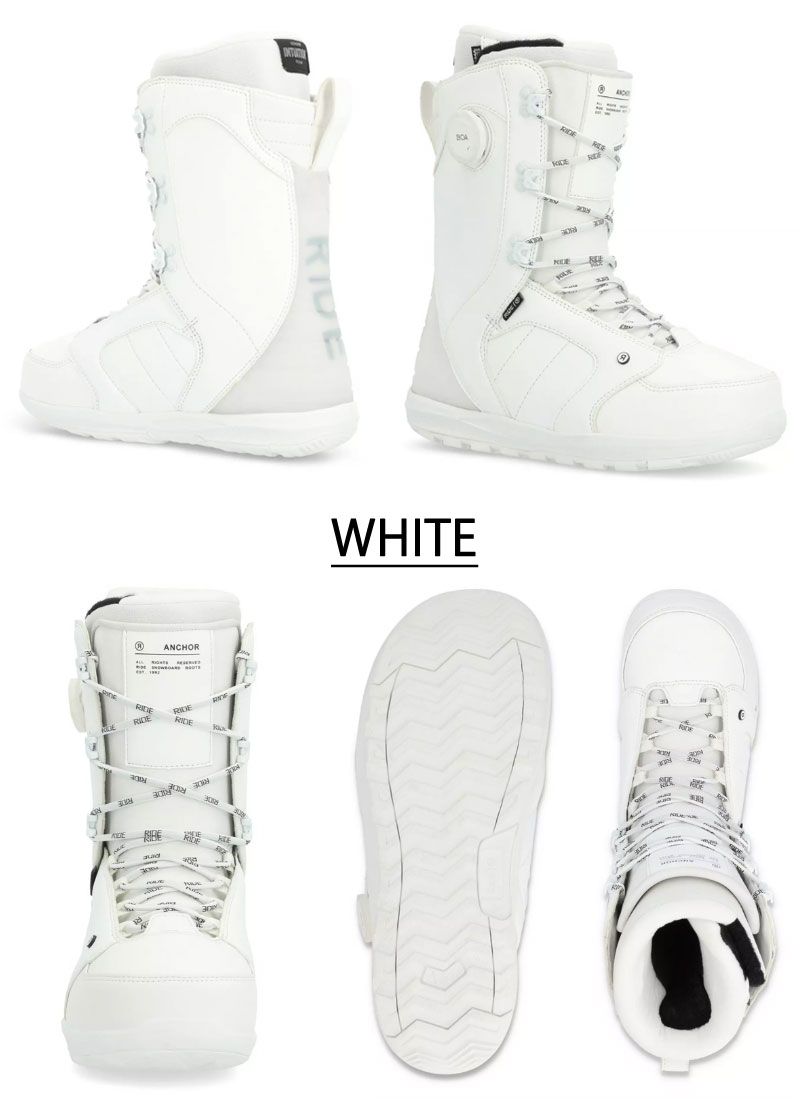 ANCHOR ホワイト スノーボードブーツRIDE ライド RIDE ライド メンズ