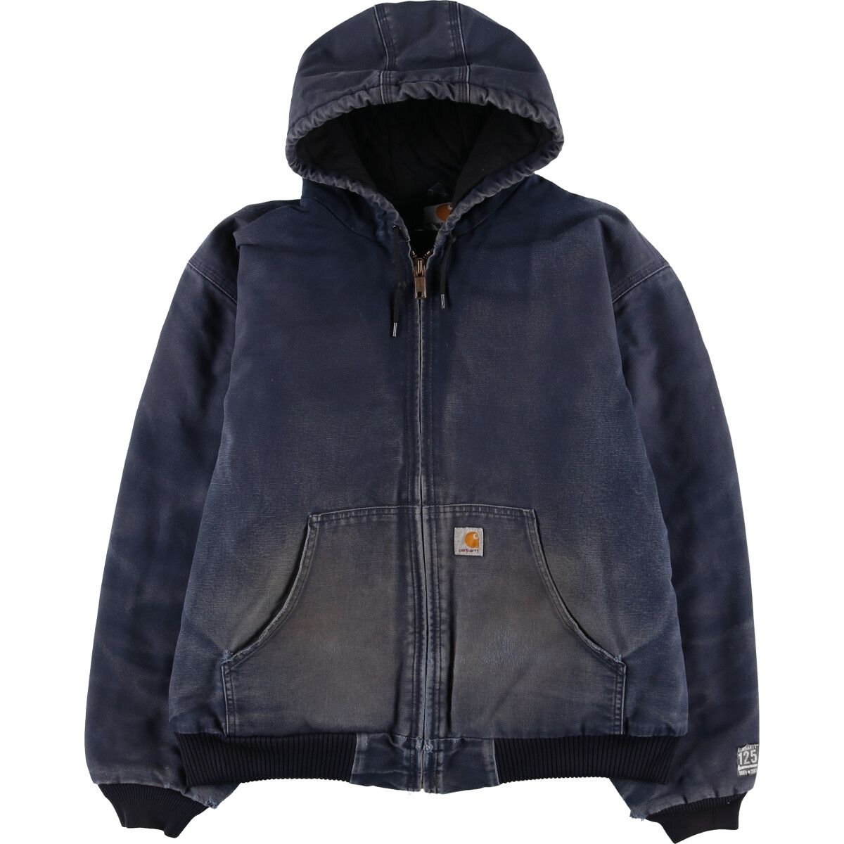 古着 カーハート Carhartt アクティブジャケット ダックフルジップパーカー USA製 メンズXL相当/eaa512410