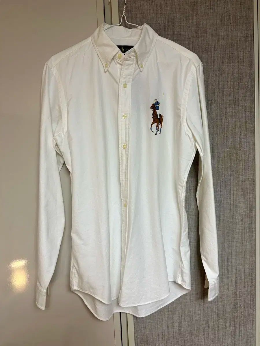 【雷市場（ポンジャン）商品韓国直送】 ポロ Ralph Lauren(ラルフローレン) ビックポニー 白 シャツ クラシックフィット S
