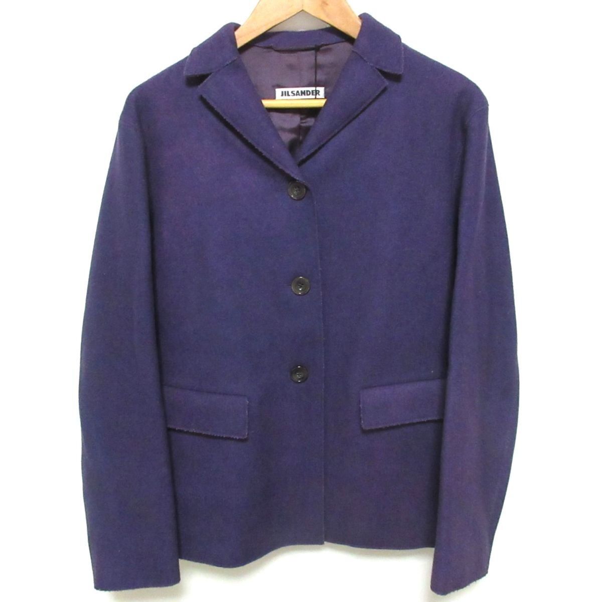 ミ❁❀✿✾ JILSANDER ウール ジャケット 美品 JIL SANDER ジルサンダー ウール シングルジャケット+
