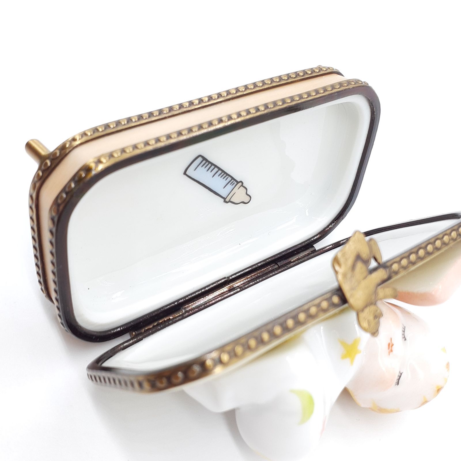 LIMOGES リモージュボックス フランス エナメル 小物入れ LIMOGES リモージュボックス フランス エナメル 小物入れ