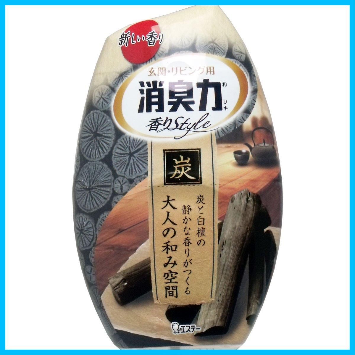 【特価商品】お部屋の消臭力 炭と白檀の香り ４００ｍｌ×３個 400ミリリットル エステー (x 83)