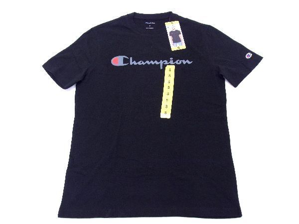 新品未使用 Champion チャンピオン コットン100％ 半袖 Tシャツ トップス 表記サイズ S 洋服 メンズ ブラック系 BE4912 