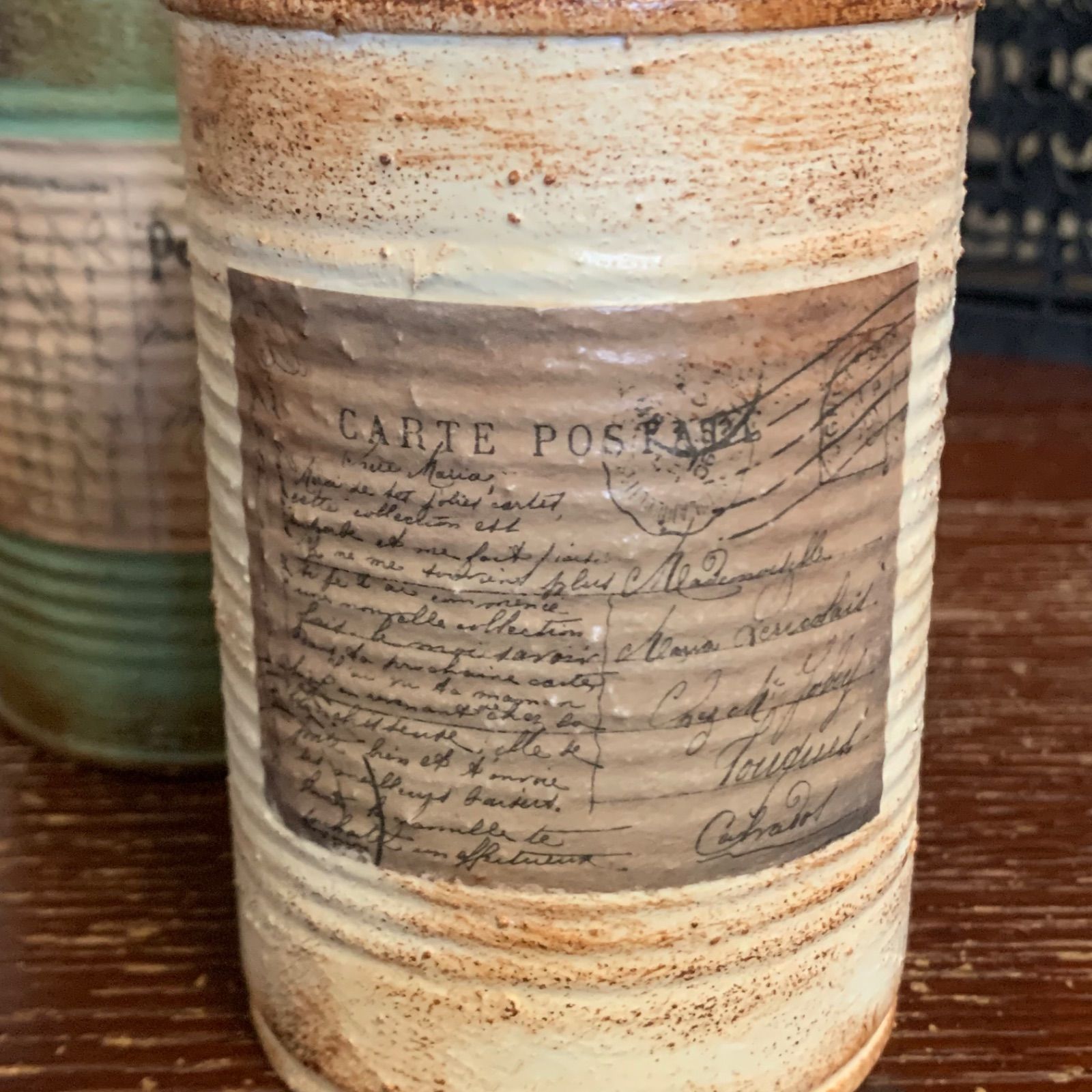 りりり　トマト缶　リメ缶　リメイク缶　リメ鉢　ハンドメイド　NO.04 りりりトマト缶リメ缶リメイク缶リメ鉢ハンドメイドNO.04