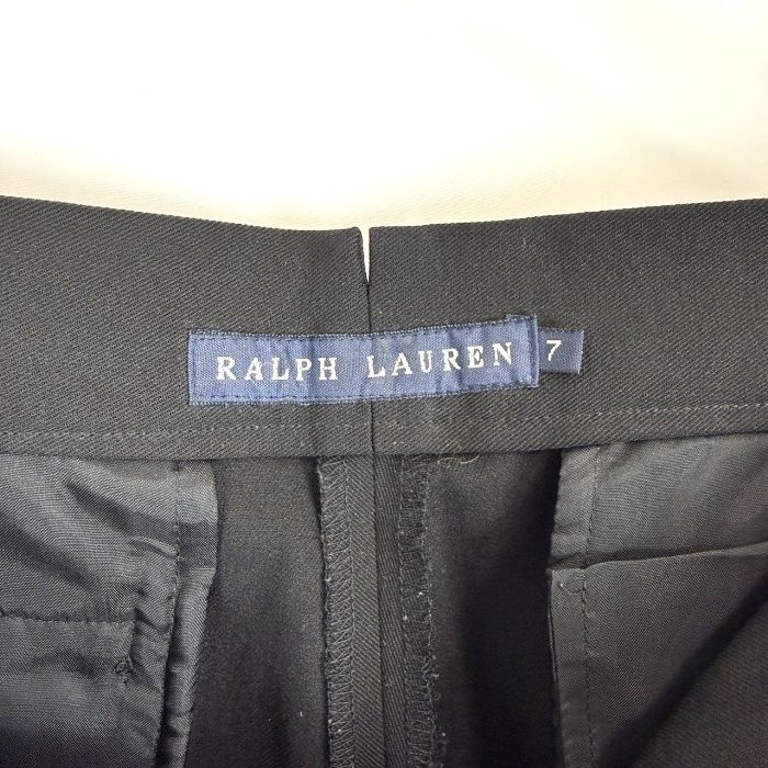 Ralph Lauren ラルフローレン スラックス パンツ 7号 ブラック