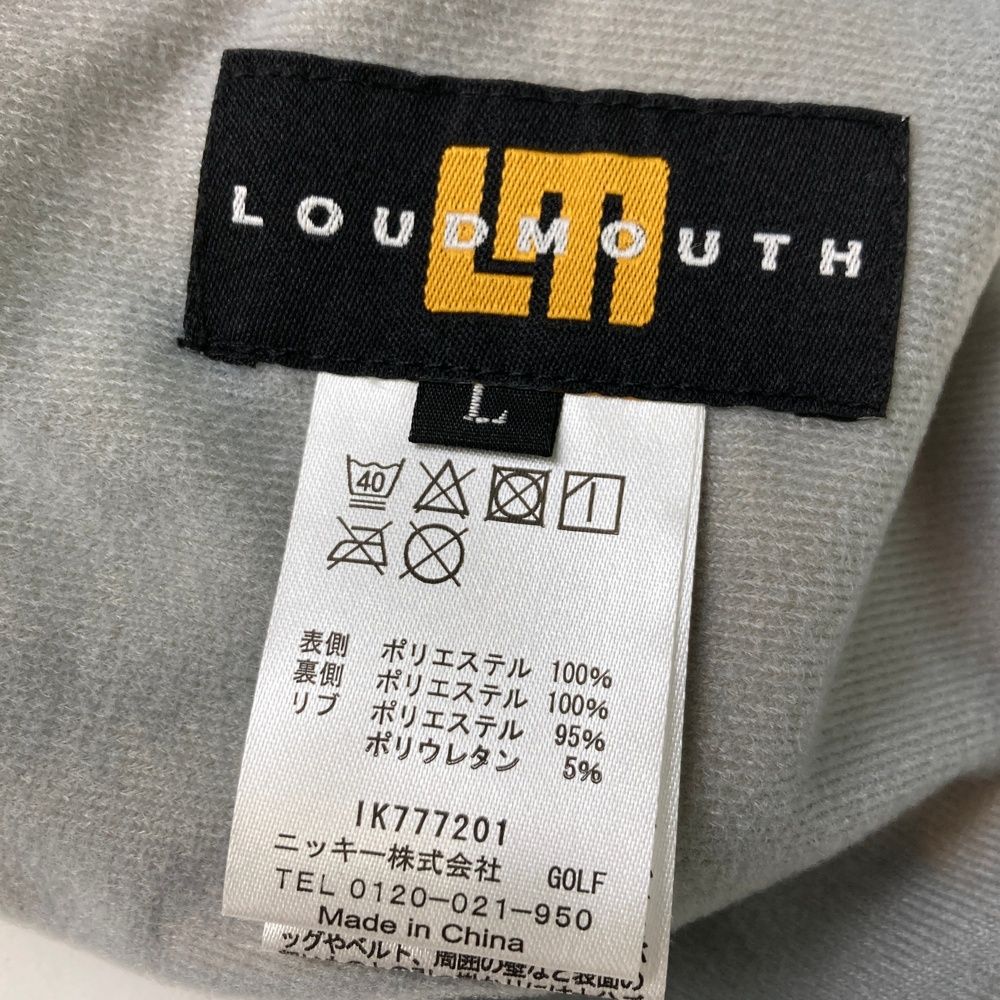 サイズ：L LOUD MOUTH ラウドマウス  リバーシブル 多機能 ブルゾン シュガースカル 総柄 ブラック系 [240101499845] ゴルフウェア メンズ ストスト LOUD MOUTH ラウドマウス リバーシブル 多機能 ブルゾン