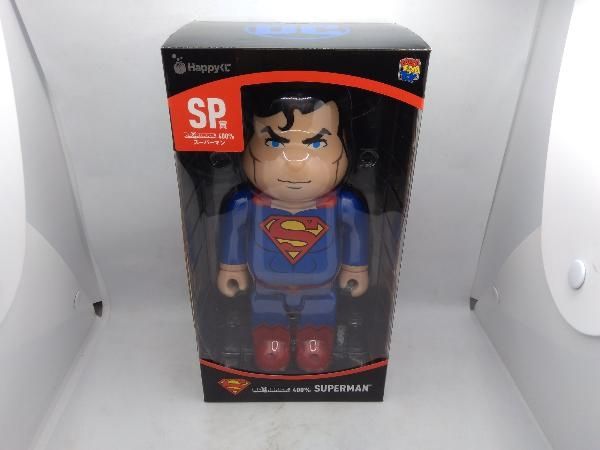 DC - DC ベアブリック  400% スーパーマン　ハッピーくじ　SP賞 未開封品 現状品 SP賞 スｰパｰマン 400% Happyくじ DC BE@RBRICK