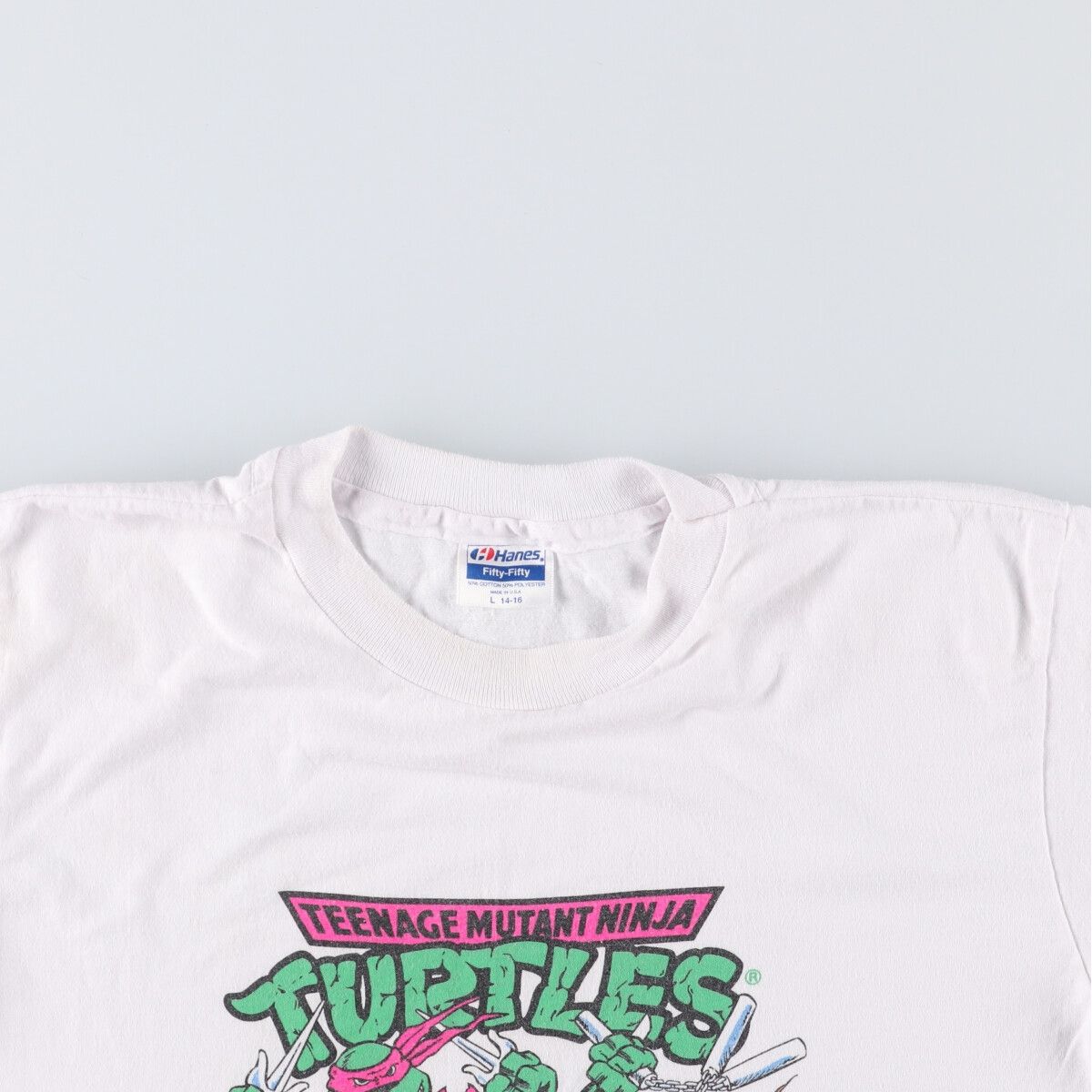 古着 90年代 ヘインズ Hanes Teenage Mutant Ninja Turtles 