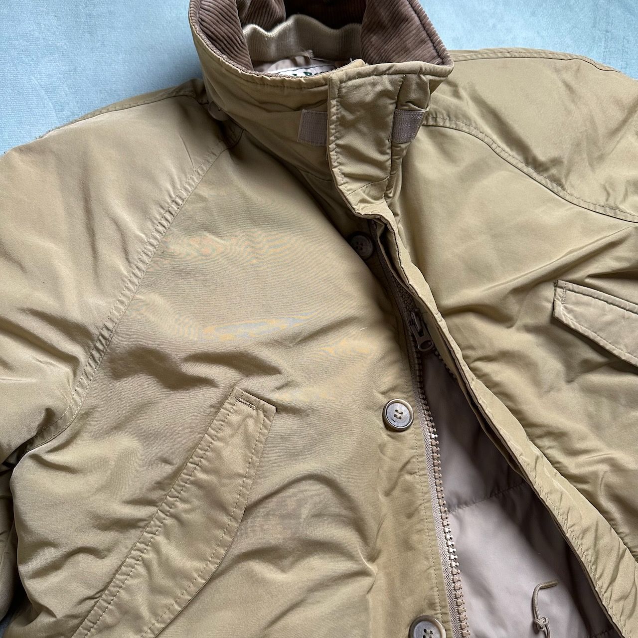 80s USA L.L.Bean グースダウン ジャケット ファーフード エルエル