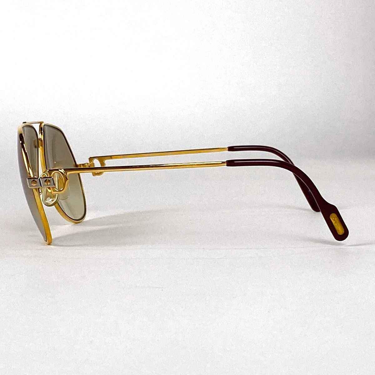 Cartier - 良品 Cartier カルティエ ティアドロップ サントス サングラス アイウェア 眼鏡 ゴールド a3933の通販 by  エムズファクトリー｜カルティエならラクマ