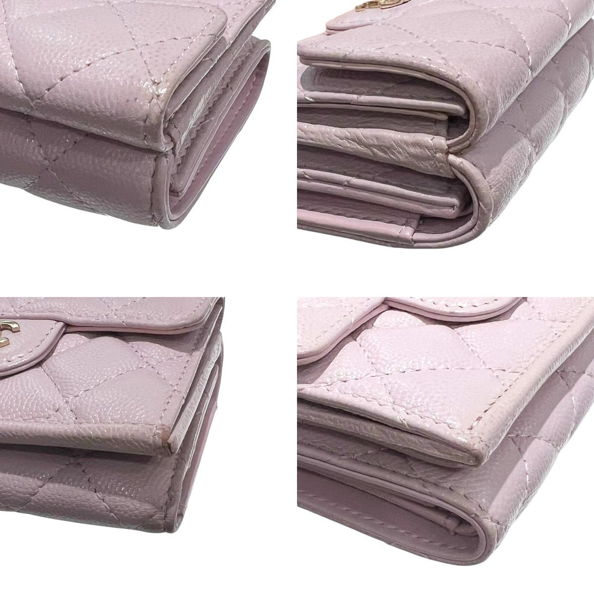 中古】 CHANEL シャネル クラシック スモール フラップウォレット  