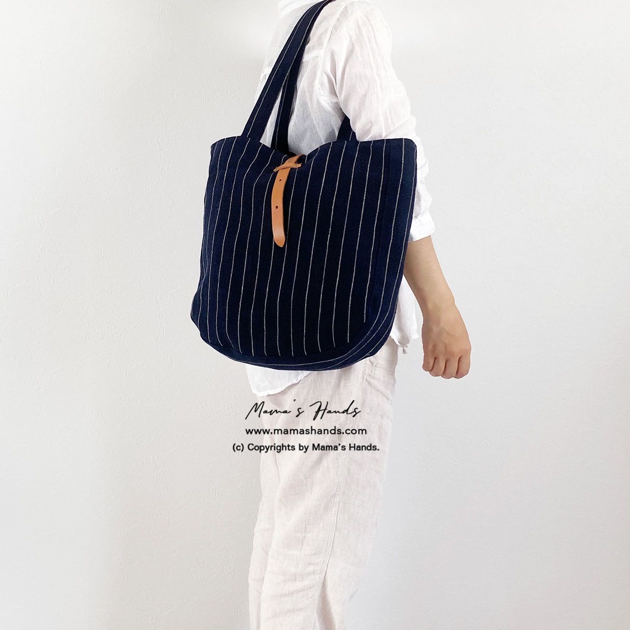 ストライプ ネイビー