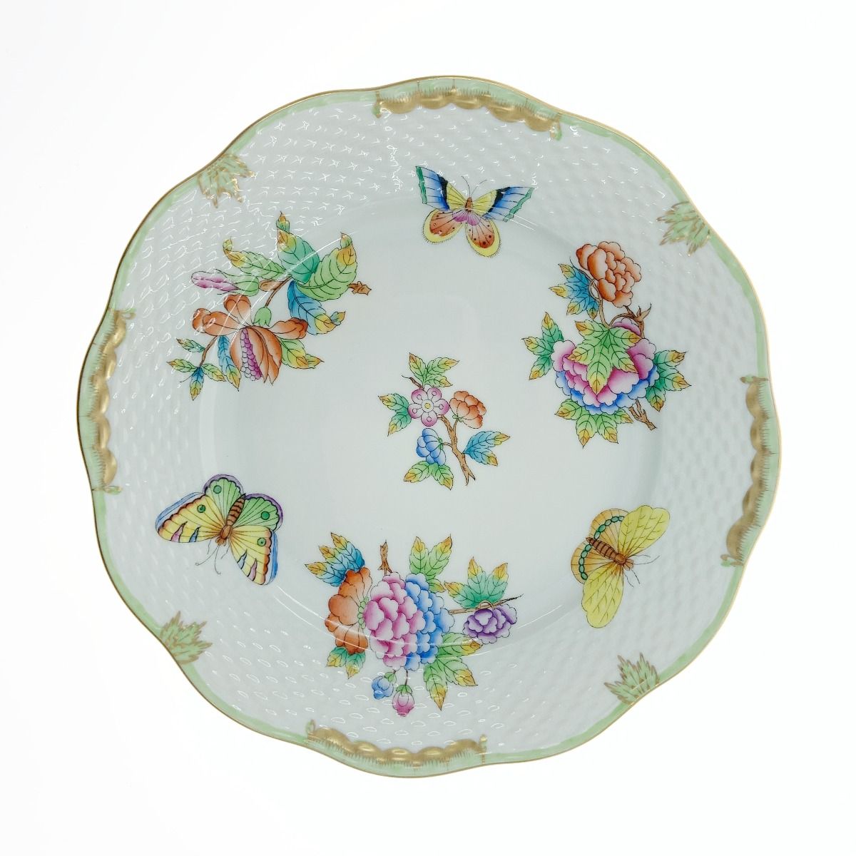 ◇◇ Herend ◇◇ ヘレンド 大皿 ヴィクトリアブーケ パーティプレート