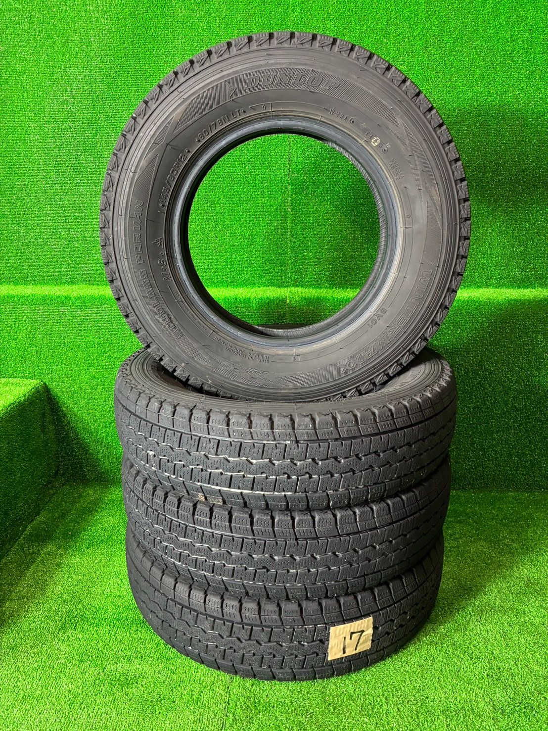 タイヤ、ホイール 2023年製 ☆ 145/80R12 80/78N ☆ 4本セット ☆ DUNLOP
