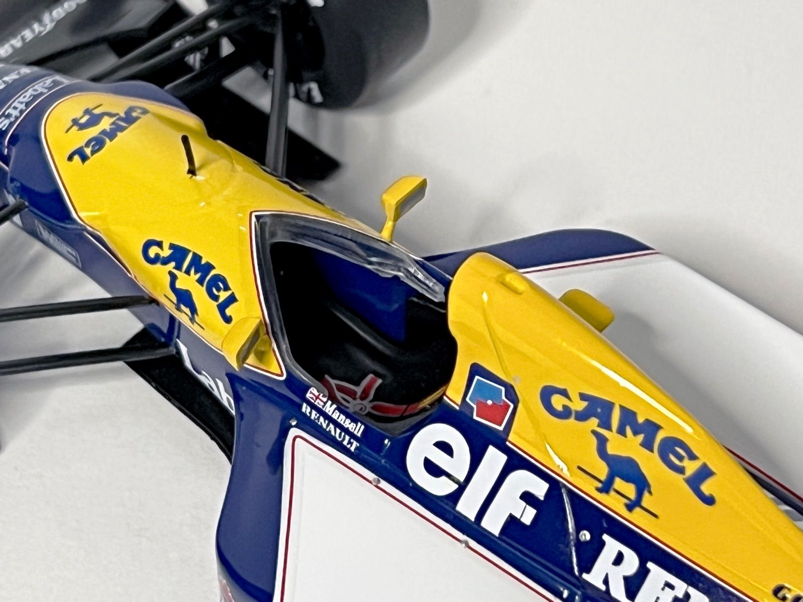 デアゴスティーニF1ミニカー対応 1/24 ウイリアムズ FW14B キャメル