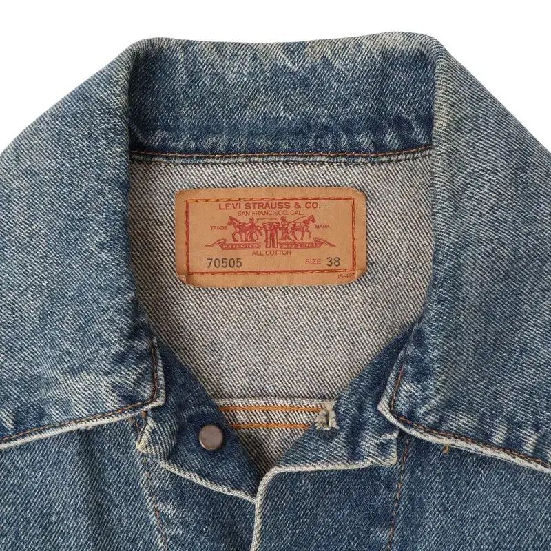✨90s！ LEVI'S 70505 3rdデニムジャケット日本製 38フェード リーバイス 90's Levi's 70505 復刻 3rd デニムジャケット