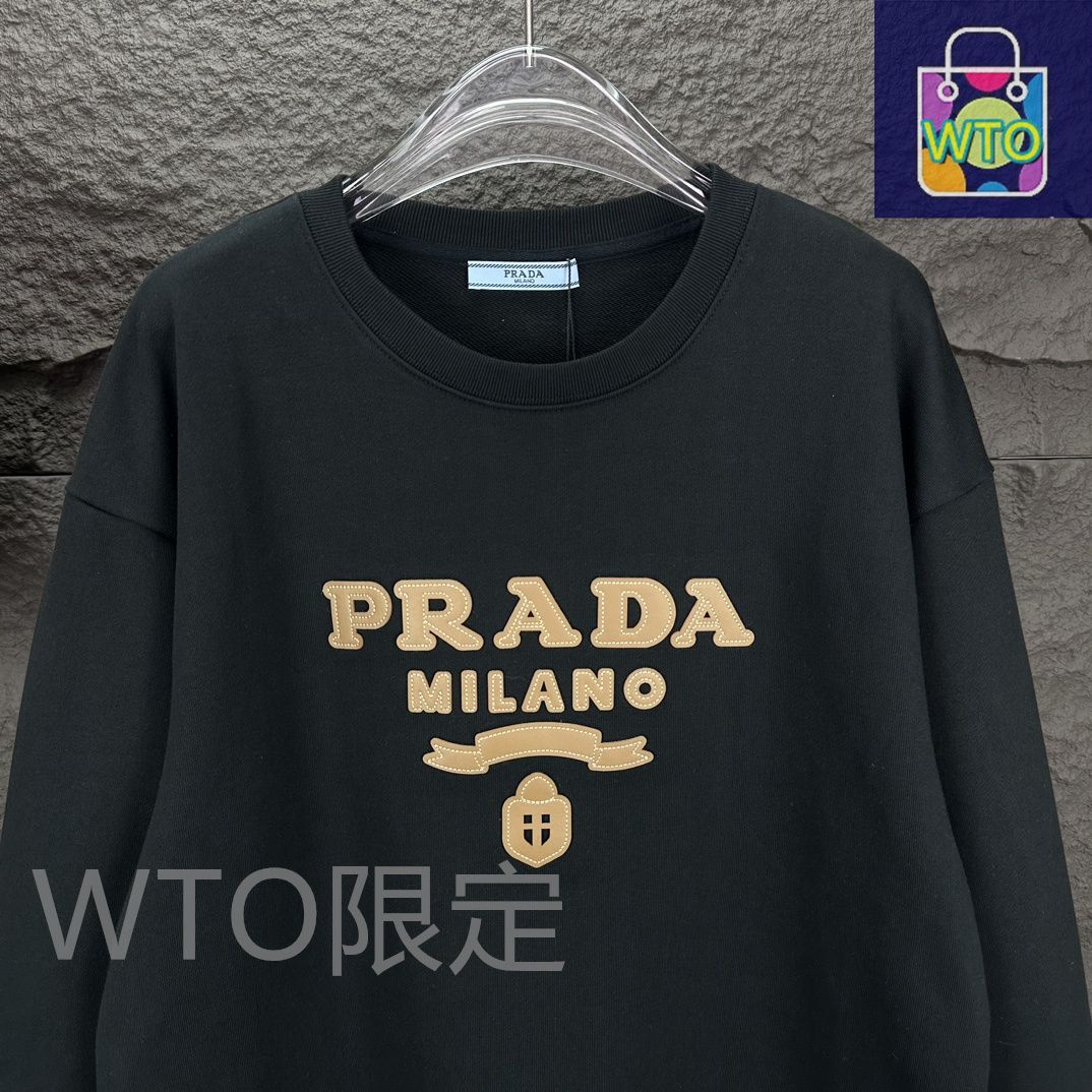 本日限定特価】PRADA メンズ＆レディース スウェットシャツ ロゴ