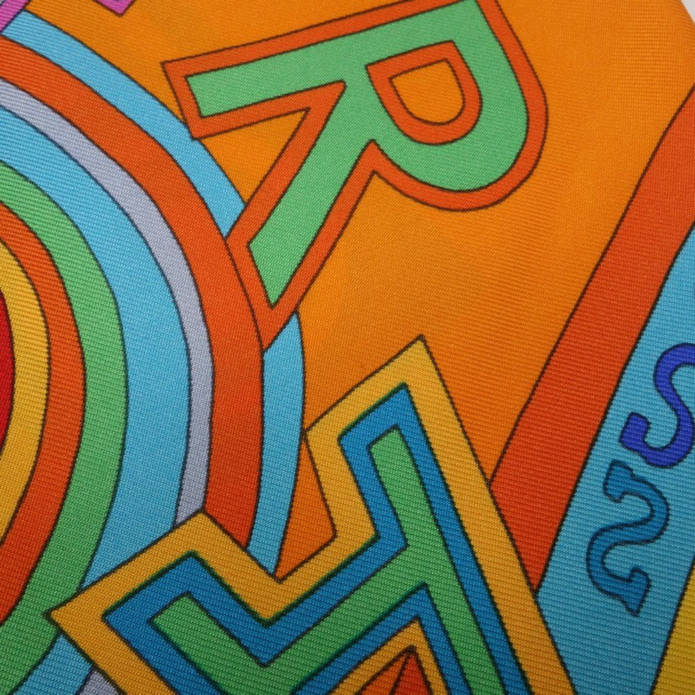 ⭐️美品⭐️エルメス スカーフ カレ90 フランスパリス24Fbg オレンジ 箱 HERMES エルメス スカーフ カレ90 フランスパリス24Fbg シルク