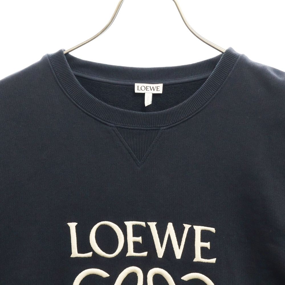LOEWE (ロエベ) ANAGRAM SWEAT アナグラム ロゴ刺繍スウェット  