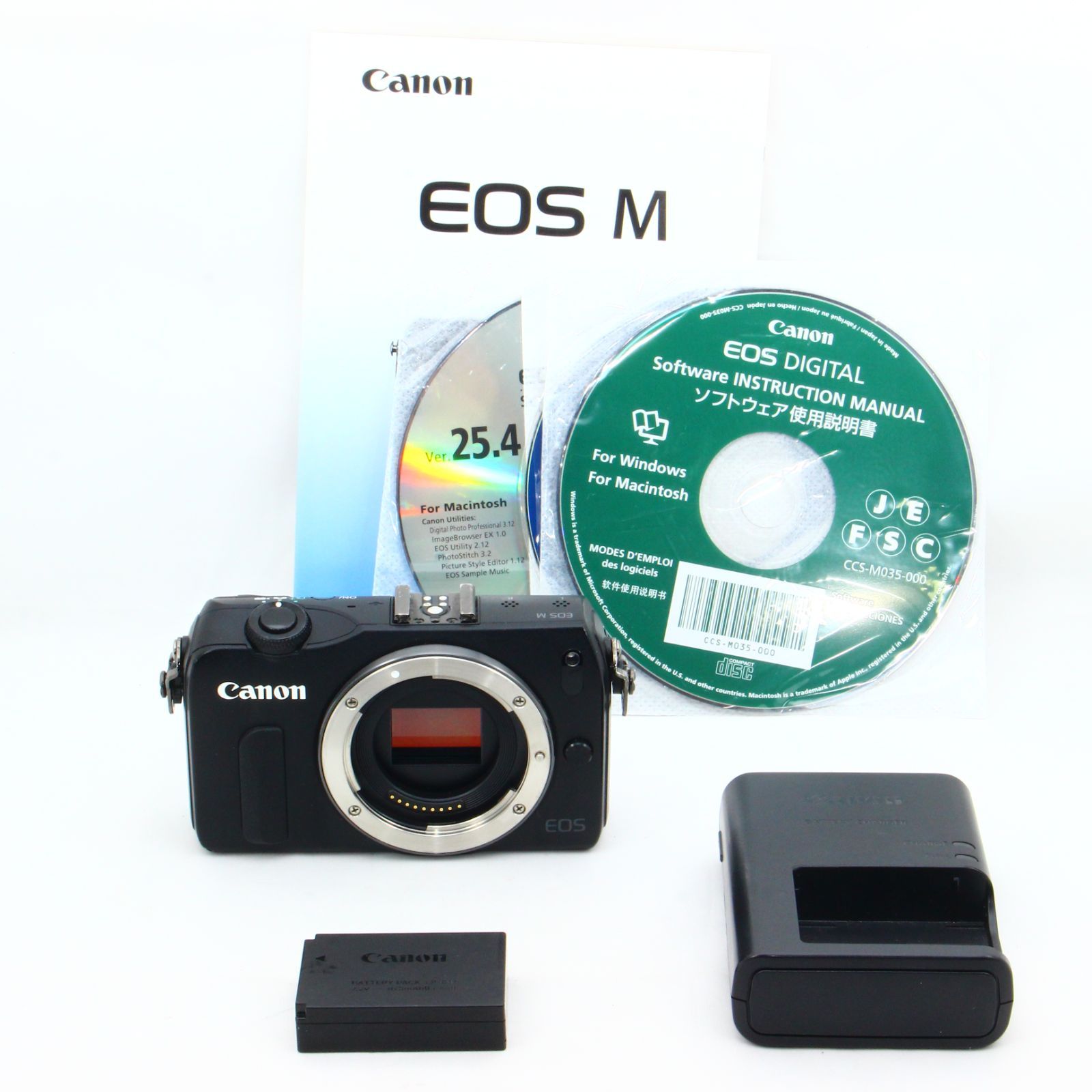 Canon ミラーレス一眼 EOS M ブラック ボディ - M&T Camera【中古保証1