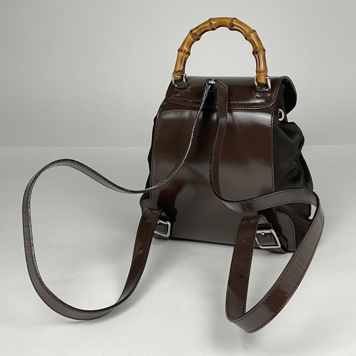 グッチ GUCCI バンブー ミニ リュックサック デイパック バックパック 
