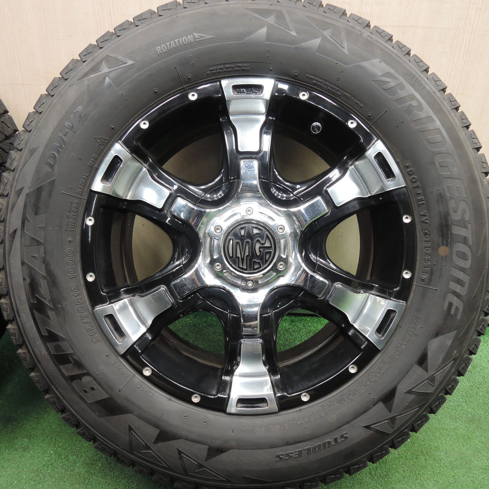 クリムソン MGマーテル 215/70R16 100/97R BFグッドリッチ ホワイトレター ハイエース ①クリムソン MG ＋オープンカントリー CRIMSON ホイールセット 165