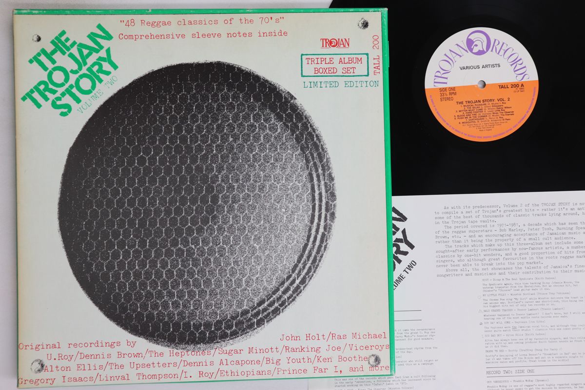 英3discs LP Various Trojan Story Volume Two TALL200 TROJAN RECORDS /00780 英3discs LP Various Trojan Story Volume Two TALL200 TROJAN