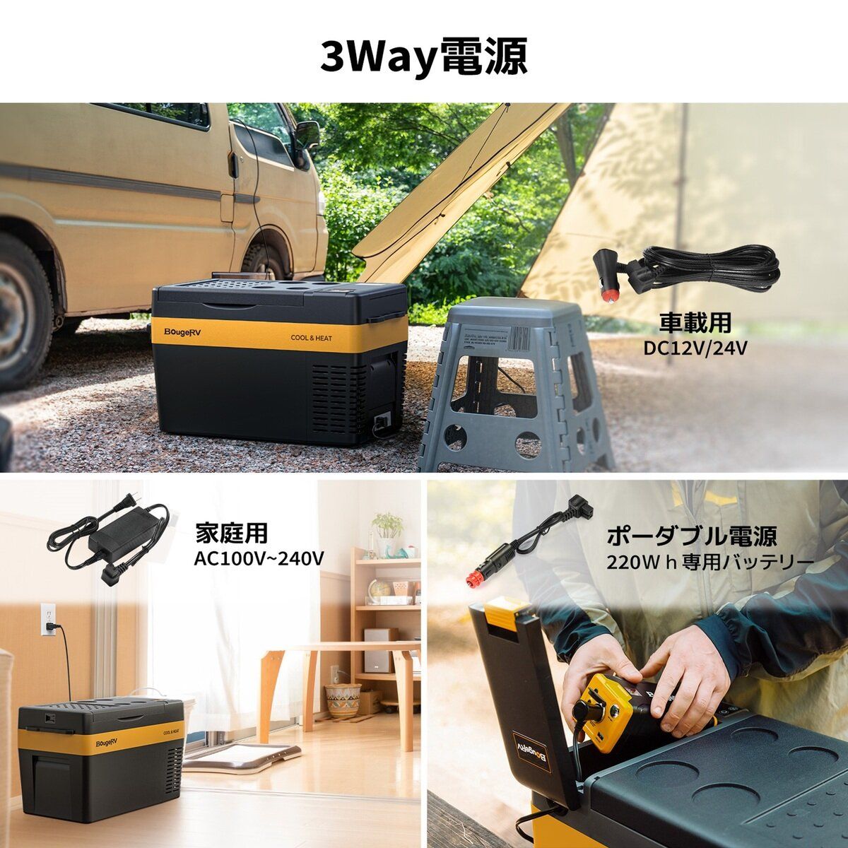 ポータブル冷温庫 保温|保冷両用