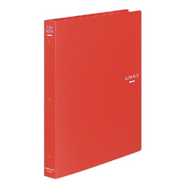 まとめ買い コクヨ クリヤーブック A4縦 替紙式23枚ポケット30穴 赤 ラ-460R 3冊セット