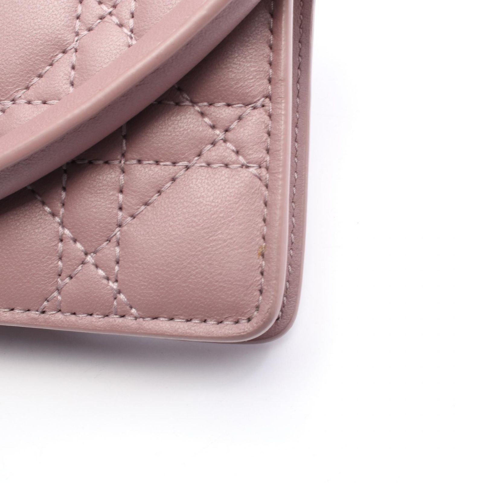ディオール Dior ショルダーバッグ ミリー カナージュ パープル