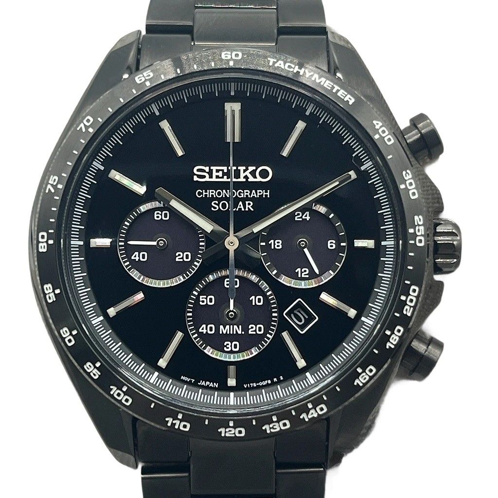 SEIKOセイコー メンズ腕時計クロノグラフ ブラック 圧倒的存在感 高品質 sbpy169_6.jpg